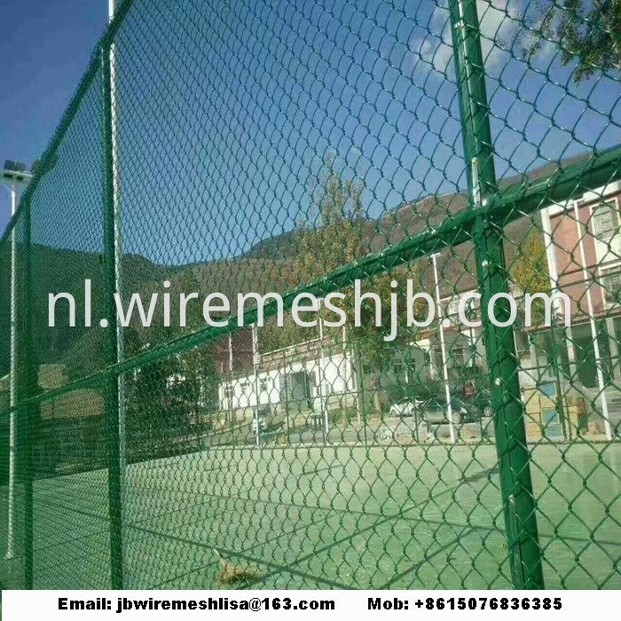 PVC Coated And Galvanized Chain Link Fence